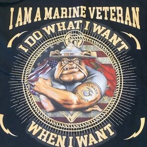 Marine Veteran Graphic T-Shirt Always Faithful